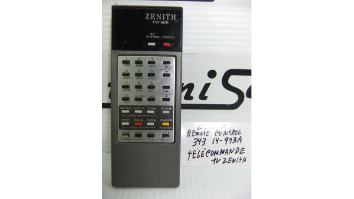 Zenith 343 14-973A  télécommande  .
